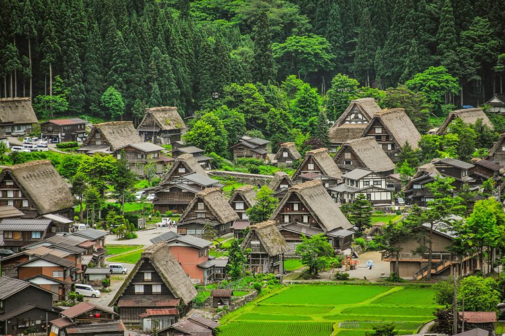 Traditional homes in Gokayama Village