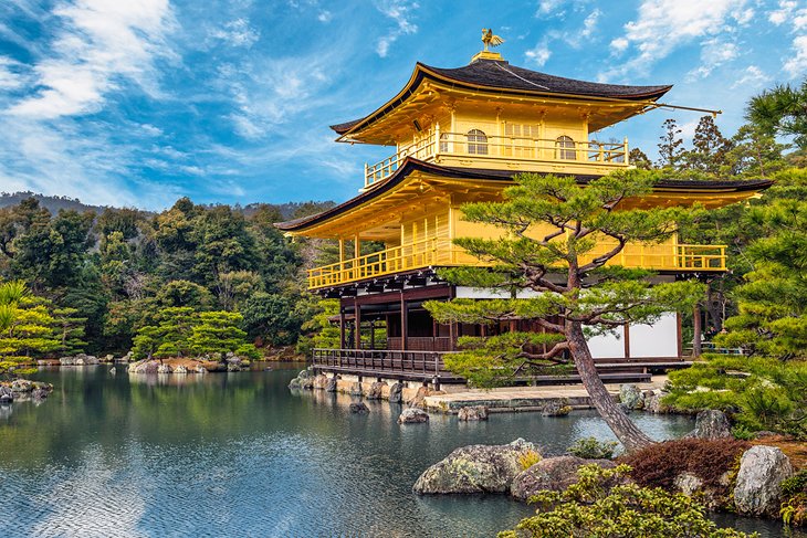 The Golden Pavilion in Kyoto