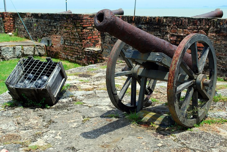 Cannons at Fort Cornwallis