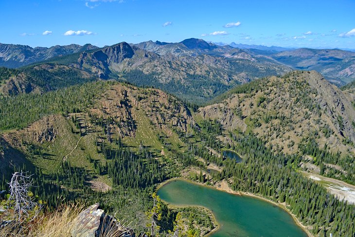 The view from Stuart Peak