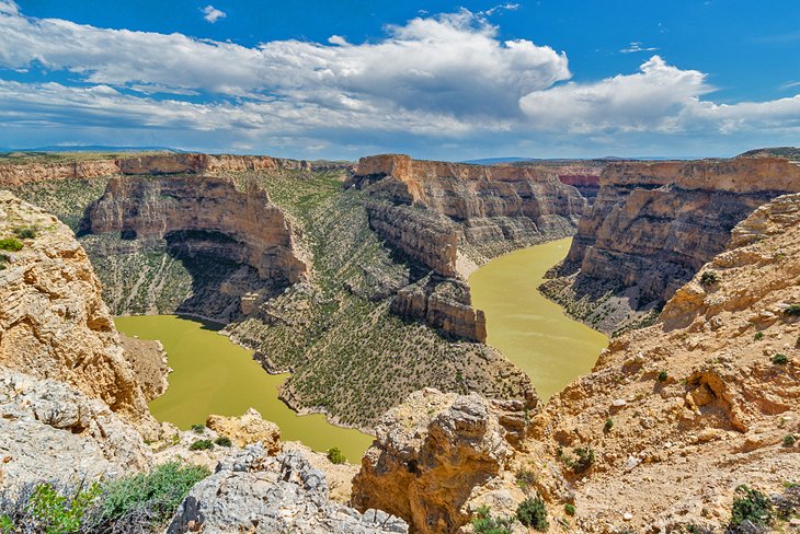 Devil's Canyon overlook in Bighorn Canyon Recreation Area