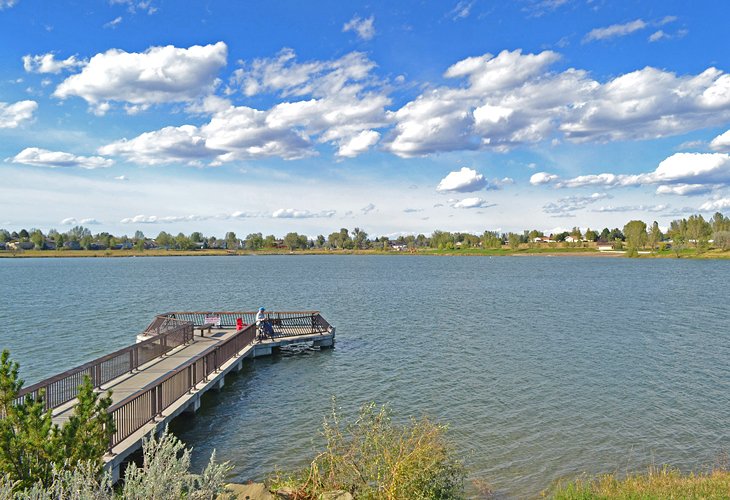 Roger's Pier at Lake Elmo State Park