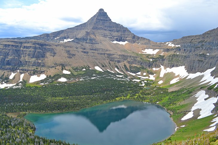 Pitamakan Pass from the Cut Bank Campground