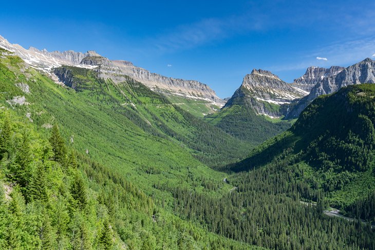 View from the Going-to-the-Sun Road