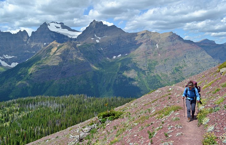 The Belly River valley seen from the Ptarmigan Tunnel