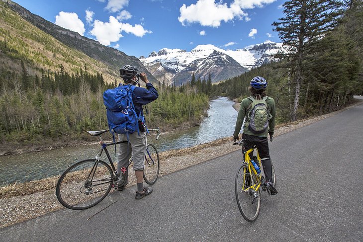 Bicycling on the Going-to-the-Sun Road