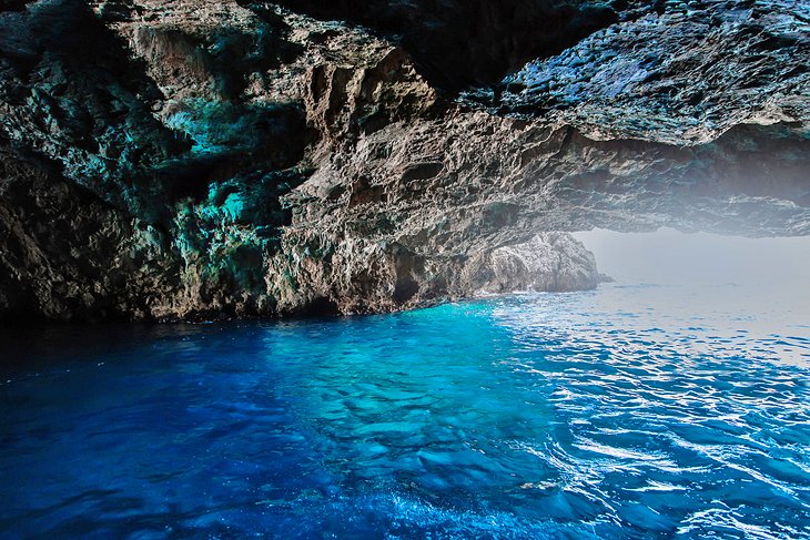The Blue Grotto in Montenegro