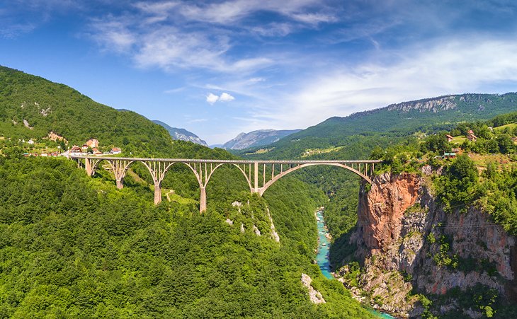 Durdevica Tara Bridge over Tara Canyon