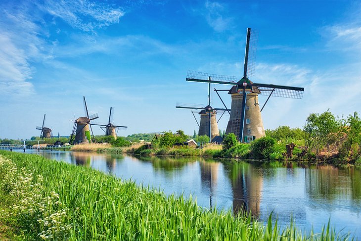 Windmills in Kinderdijk