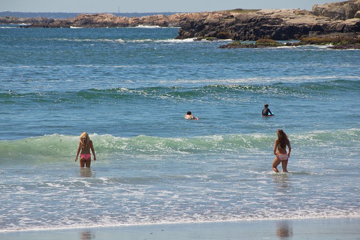 Plage de rejet, Newport