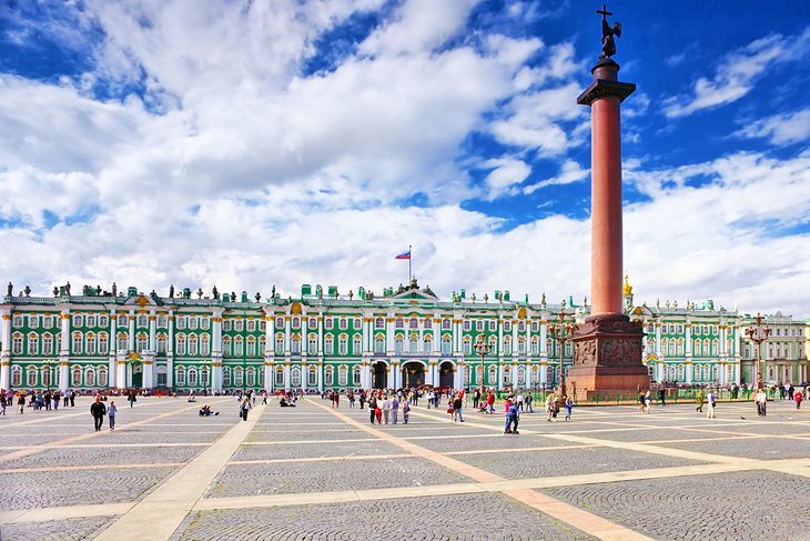 The Alexander Column in Palace Square