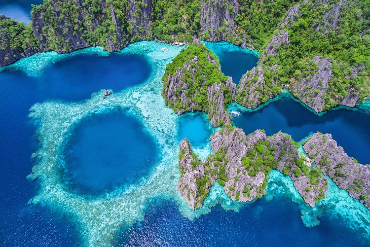 Aerial view of Palawan Island