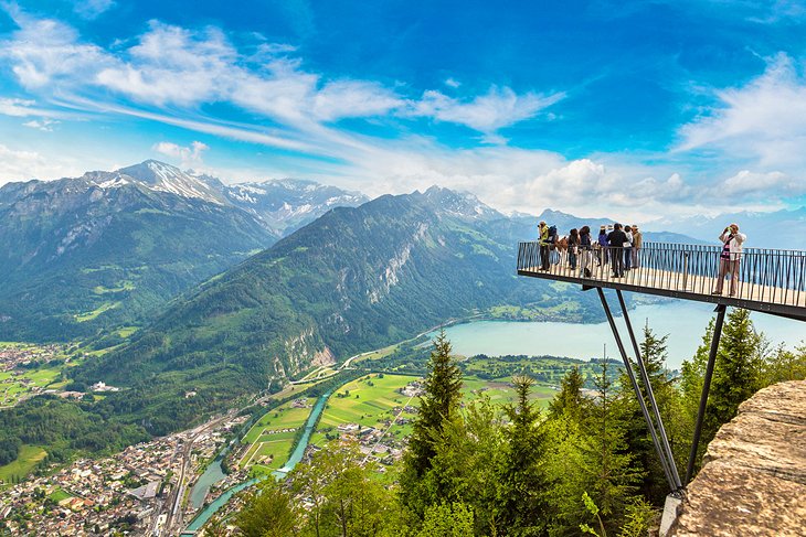 Observation deck above Interlaken