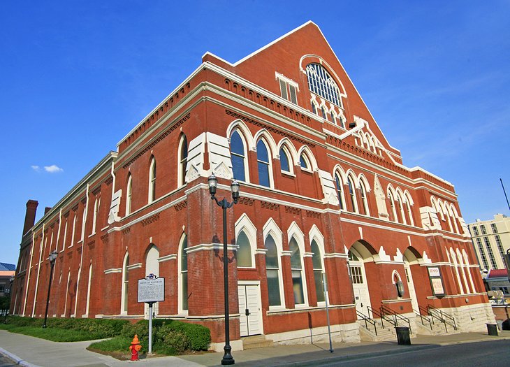 The historic Ryman Auditorium