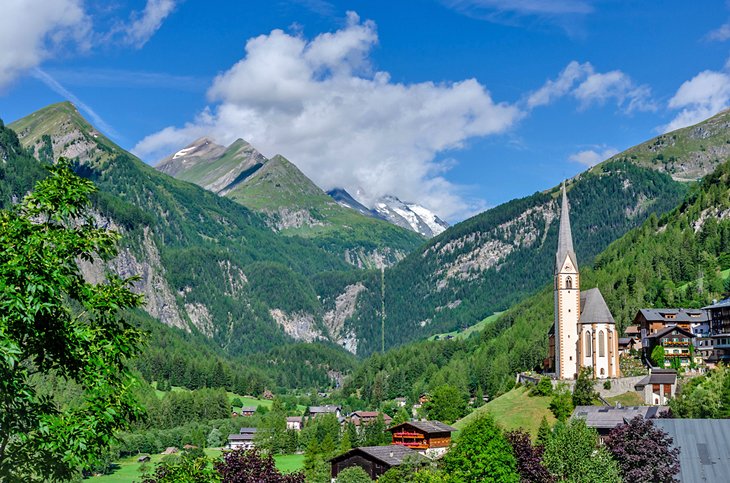 Picturesque St. Vincent Church in Heiligenblut