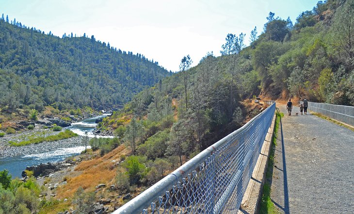 No-Hands Bridge on the Western States Trail