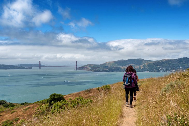 Angel Island State Park seen from Marin Headlands