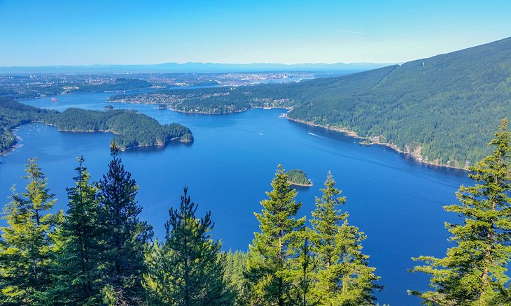 View of Burrard Inlet from Diez Vistas