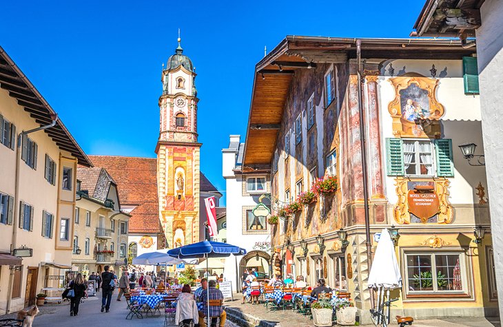 The beautiful Bavarian village of Mittenwald