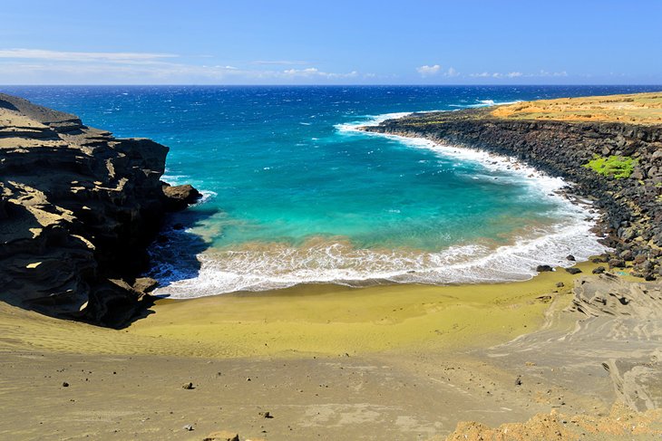 Papakolea Beach (Green Sand Beach), Big Island