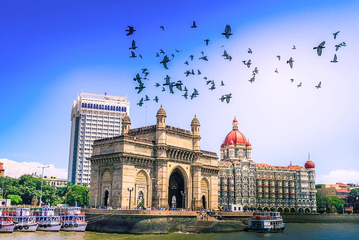 The Gateway of India and the Taj Mahal Palace Hotel in Mumbai