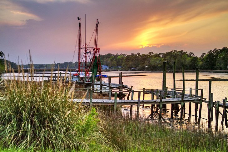 Sunset over the Calabash River