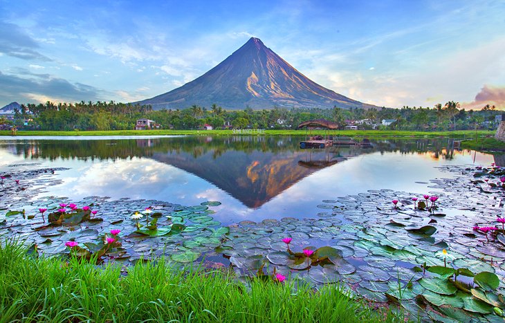 The Mayon Volcano on the island of Luzon