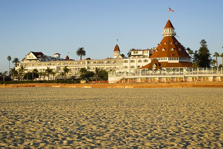 Hotel del Coronado on Coronado Beach