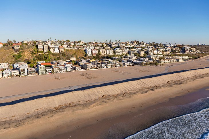 Aerial view of Playa del Rey