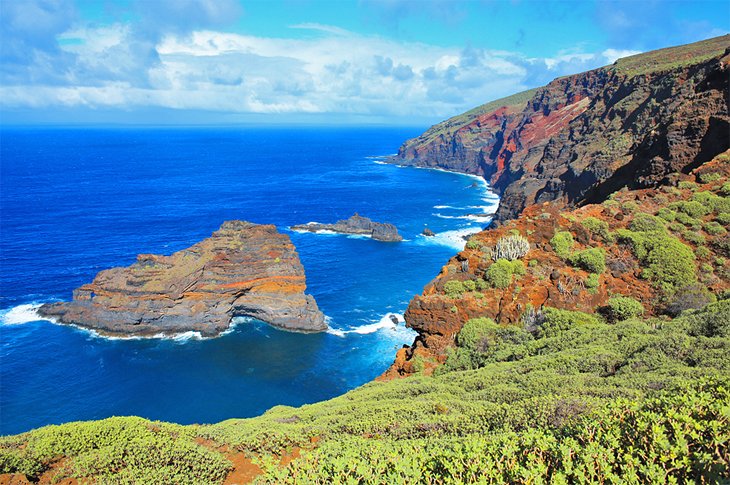 Atlantic coastline on La Palma Island, Canary Islands
