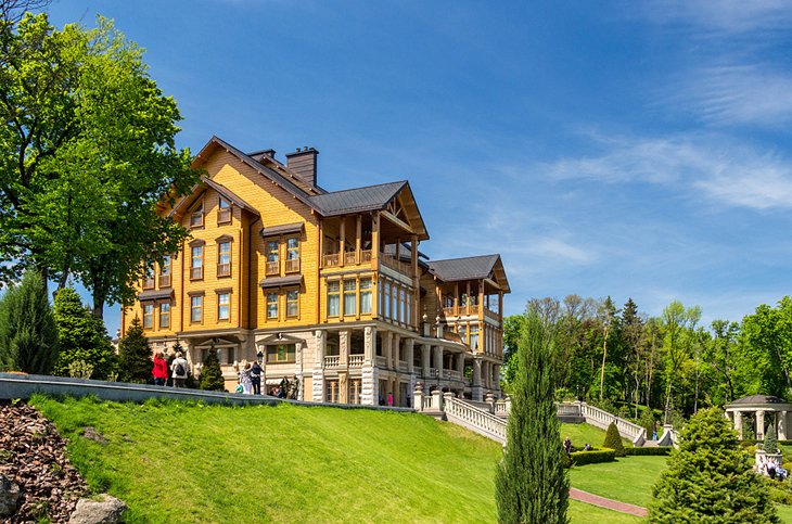 Main building in Mezhyhirya, Ukraine