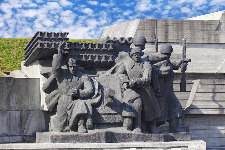 Monument of Soviet liberators who fought with German invaders, Kiev