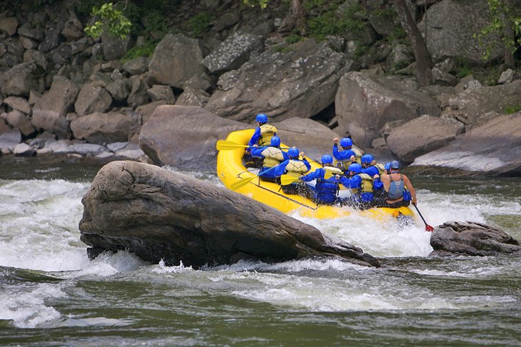 New River rafting in West Virginia