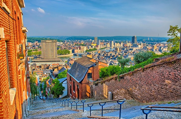 View from the Steps of the Montagne de Bueren
