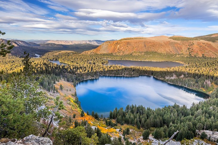 Aerial view of Lake George