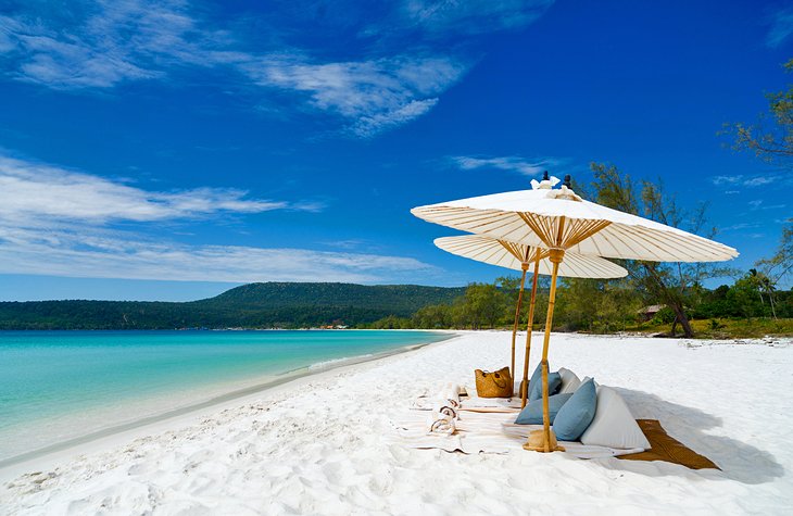 Stunning beach on Koh Rong Island