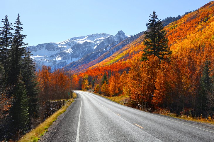 Million Dollar Highway in Fall