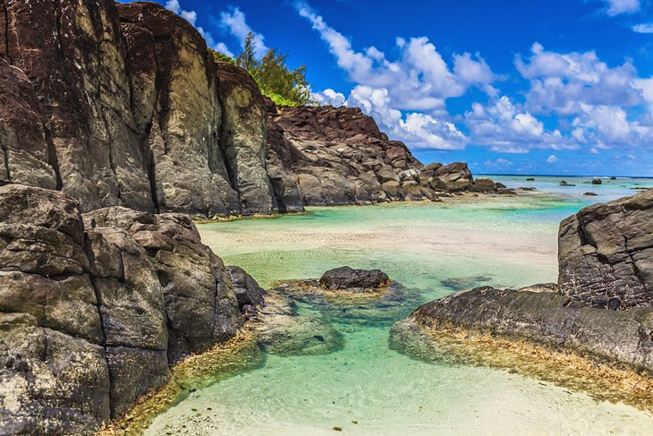 Black Rock Beach, Rarotonga