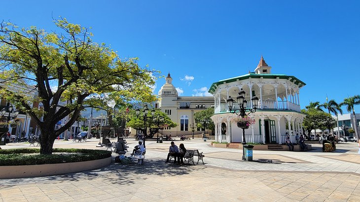 Colorful houses in Puerta Plata