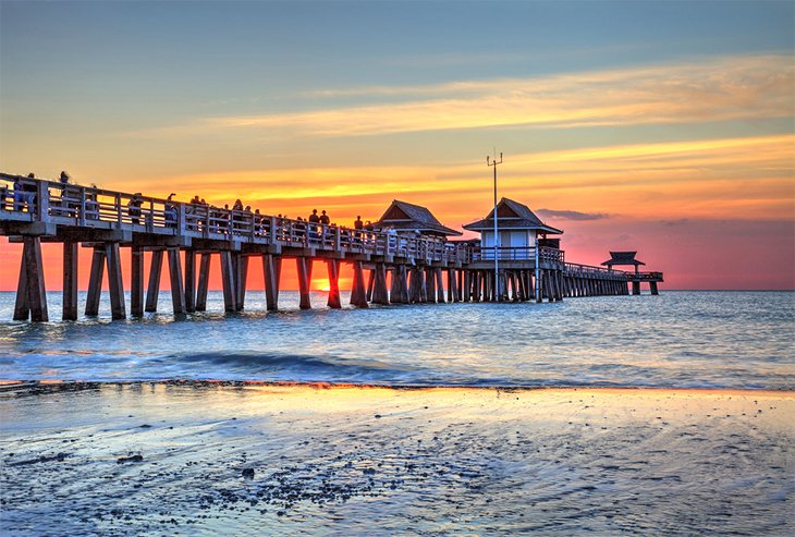 Naples Pier at sunset