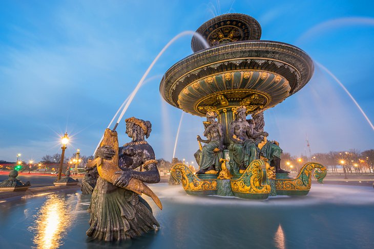 Fountain in the Place de la Concorde