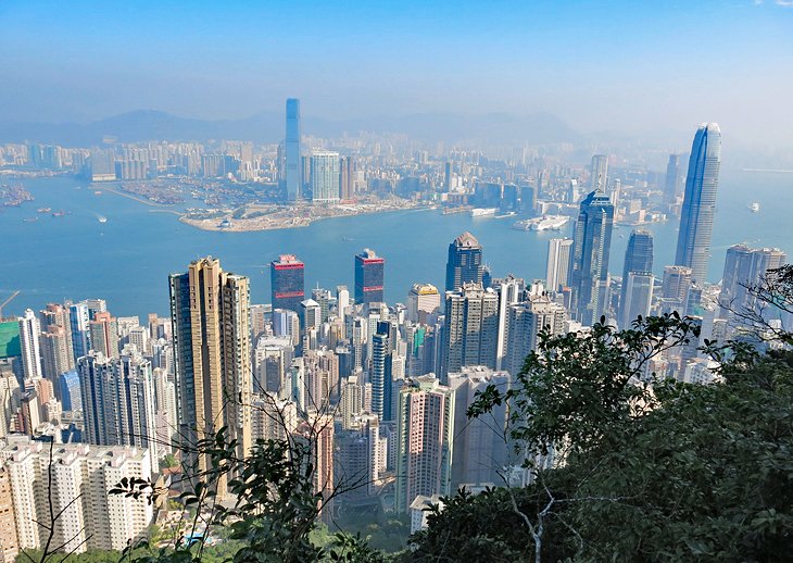 City skyline from Victoria Peak