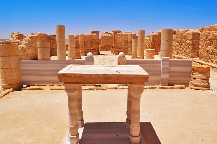 Byzantine church ruins at Avdat