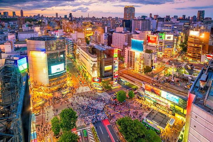 Shibuya Crossing in Tokyo
