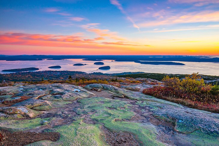 Sunrise from the summit of Mount Cadillac