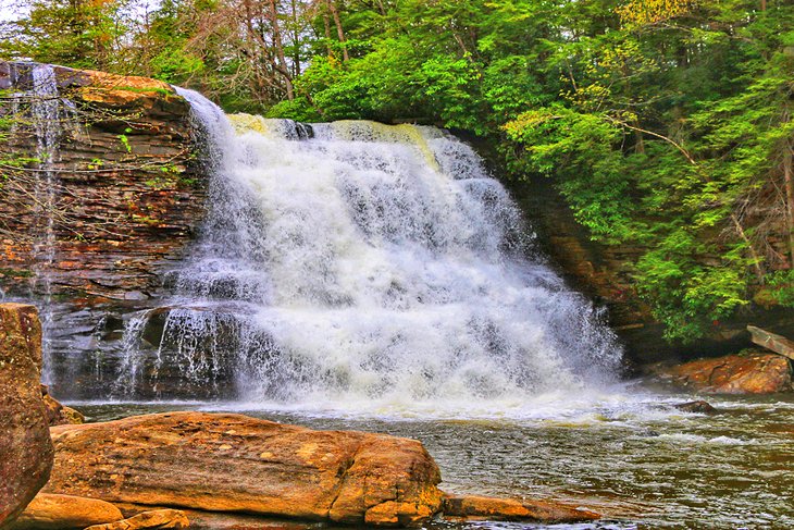 Waterfall in Shadow Falls State Park