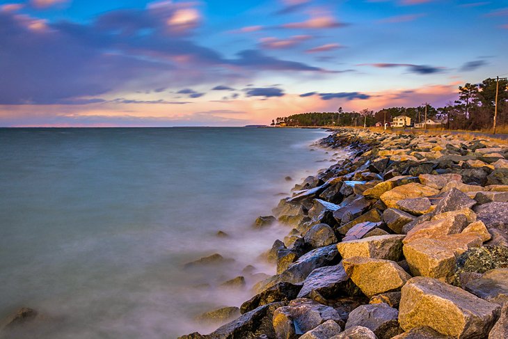 Tilghman Island at sunset