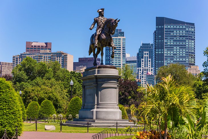 George Washington Monument in Boston Common