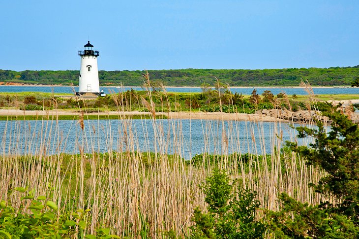 Edgartown Harbor Lighthouse in Martha's Vineyard
