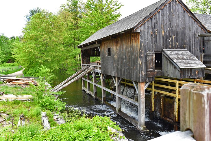 Wood mill in Old Sturbridge Village